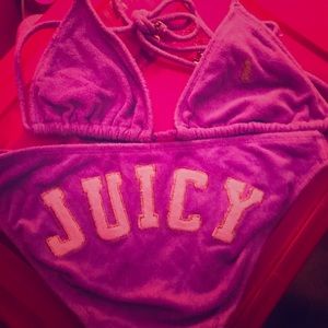 Purple juicy couture bikini